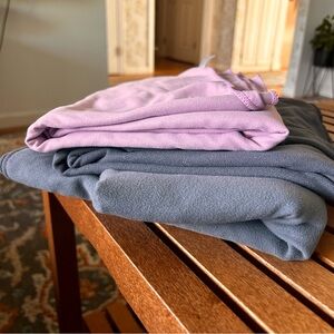 Pink and Gray hot yoga mat towels soft thin beach pool muslin